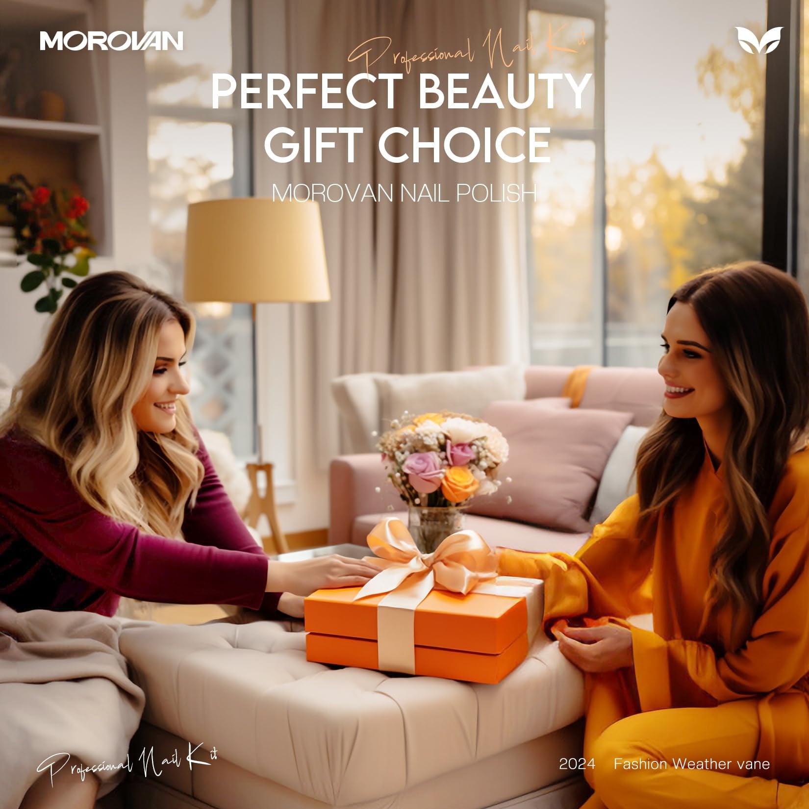 Morovan Nail Polish Set:6 Colors Nail Polish Kit Regular Air Quick Dry Fingernail Polish Pack for Women Nail Art Design Gift Holiday Party