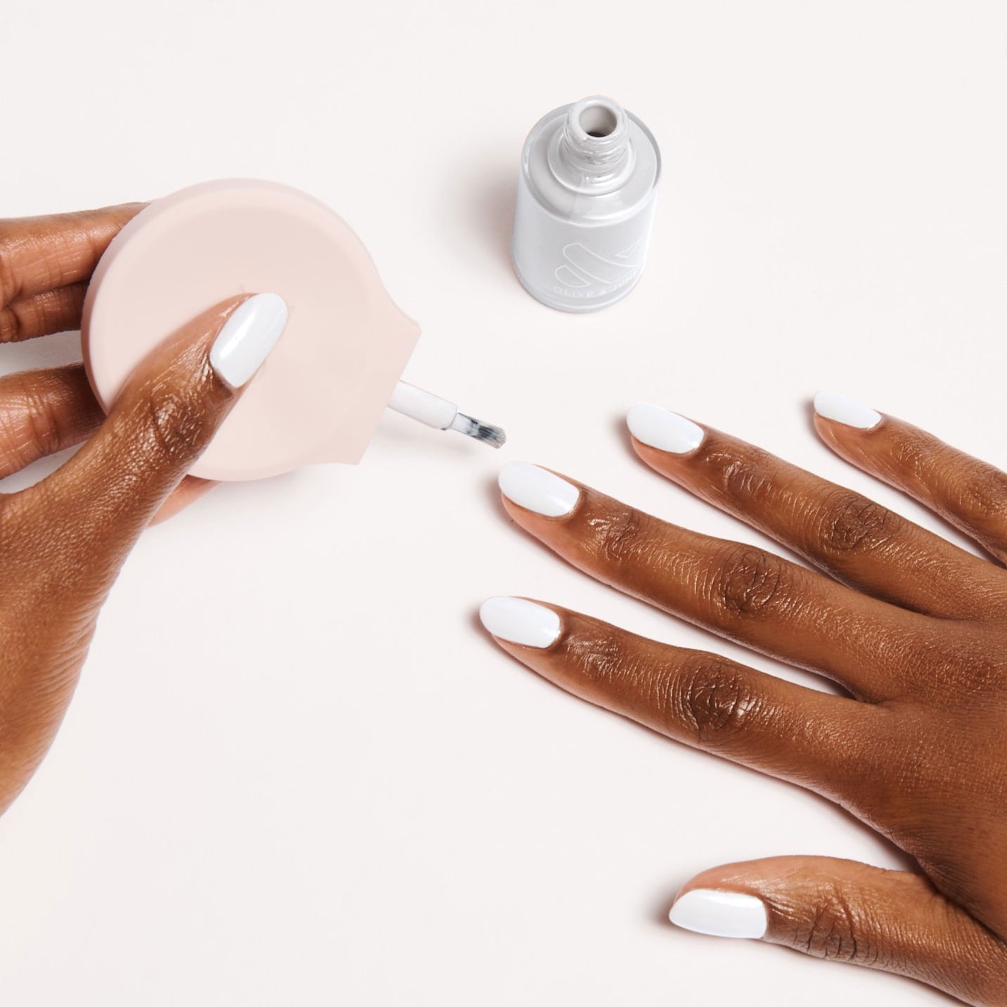 Olive & June Long Lasting Nail Polish, HD, White, 0.46 fl oz