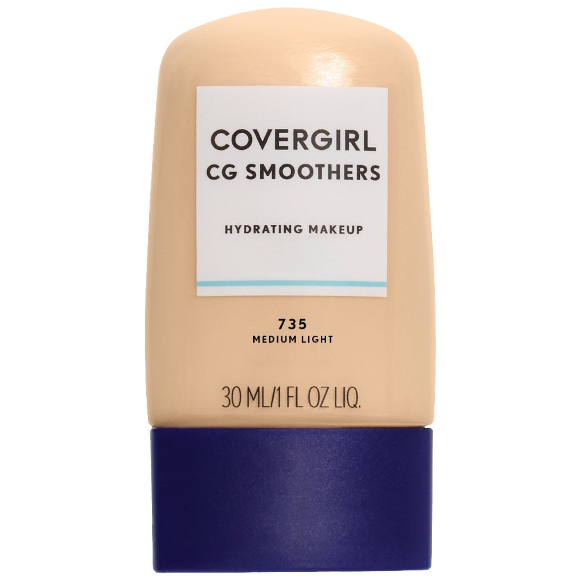 COVERGIRL Smoothers Hydrating Foundation, 705 Ivory, 1 Fl Oz, Hydrating Foundation, Cruelty Free Foundation, Liquid Foundation, Cream Foundation, Moisturizing Foundation